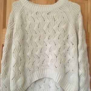 Coincidence & Chance Knit Cable Sweater Cream